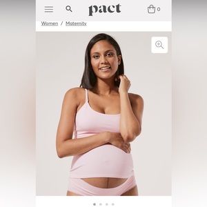 Bundle of 4 Nursing/maternity tanks. 1 Pact 3 motherhood maternity